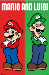 Poster - Mario & Luigi (27x39)